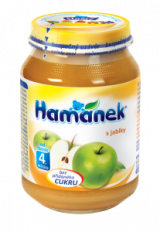 snack with no added sugar apple Hamánek