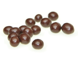 Coffee beans in chocolate icing