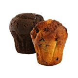 Vanilla muffin with chocolate CrossCafe