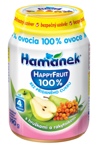 snack with pears and hippophae HappyFruit Hamánek