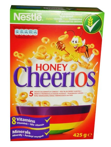 Honey Cheerios Whole Grain Cereal Rings With Honey Nestle Calories Nutrition Facts Calorie Charts Info