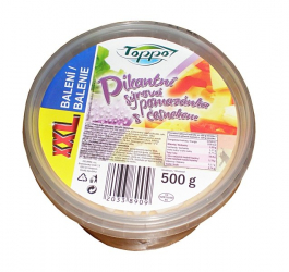 spicy cheese spread with garlic Toppo